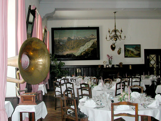 Das Grammophon im Grand Hotel