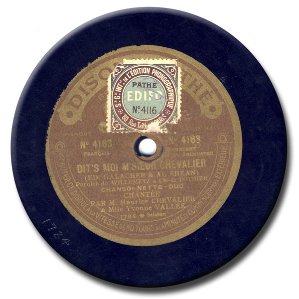 Dit's moi M'Sieur Chevalier /  Maurice Chevalier et Yvonne Vall&eacute;e