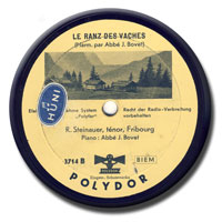 Le Ranz des Vaches /  Abbé Joseph Bovet