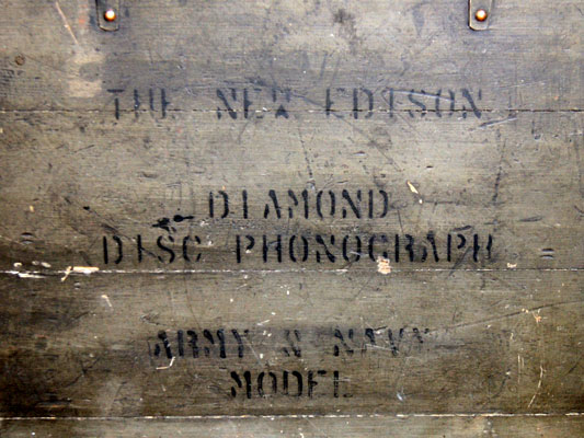 Edison Disc Phonograph Army & Navy