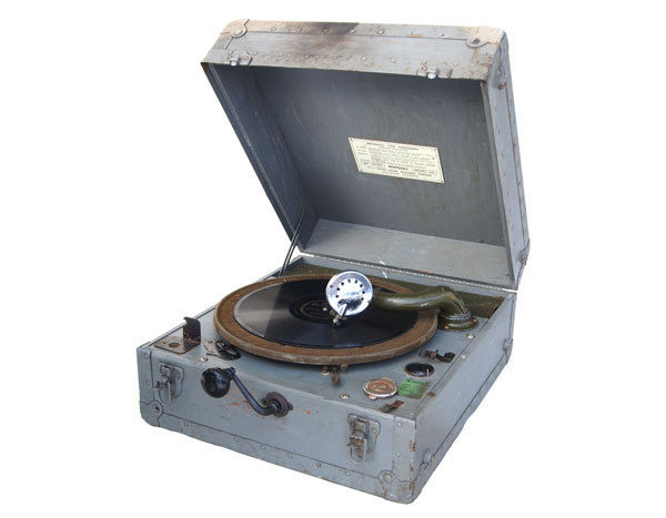 Mechanical Field Phonograph "Portelec"