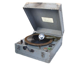 Mechanical Field Phonograph "Portelec"