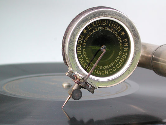 Die legend&auml;re Exhibition Schalldose von Victor / Victors legendary Exhibition sound-box