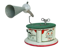 Kinderleichte Bedienung / This gramophone is easy to handle
