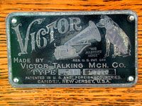 Die Patent-Platte mit Seriennummer / The patent plate with serial number